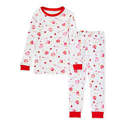 Burt's Bees Baby® 2-Piece Bee My Honey Organic Cotton Pajama Set in Rose