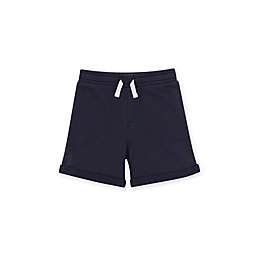 Burt's Bees Baby® French Terry Rolled Cuff Short in Navy