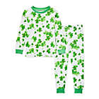 Alternate image 0 for Burt&#39;s Bees Baby&reg; 2-Piece Happy Clovers Organic Cotton PJ Set In Emerald