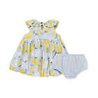 Alternate image 1 for Burt&#39;s Bees Baby&reg; Size 18M 2-Piece Hydrangea Bubble Dress and Diaper Cover Set