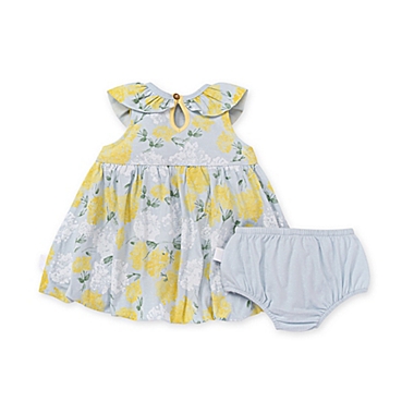 Burt&#39;s Bees Baby&reg; Size 18M 2-Piece Hydrangea Bubble Dress and Diaper Cover Set. View a larger version of this product image.