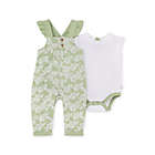 Alternate image 0 for Burt&#39;s Bees Baby&reg; Size 24M Fresh Spring Air Jumpsuit &amp; Bodysuit Set in Green/White