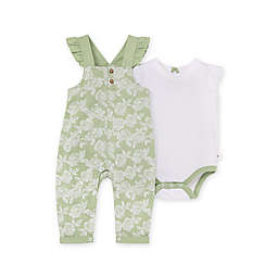 Burt's Bees Baby® Size 24M Fresh Spring Air Jumpsuit & Bodysuit Set in Green/White