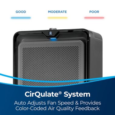 BISSELL&reg; Air220 Air Purifier in Black/Grey. View a larger version of this product image.
