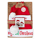 Alternate image 1 for Baby Essentials&reg; Size 3-9M 2-Pack Matching First and Best Christmas Hats Set in Red/White