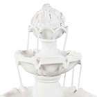 Alternate image 5 for Sunnydaze 4-Tier Fruit Top Outdoor Electric Water Fountain in White with Pump