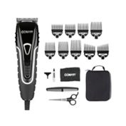 Conair&reg; Barbershop Series Men's 17-Piece Ultimate-Grip Clipper Kit in Black/Silver
