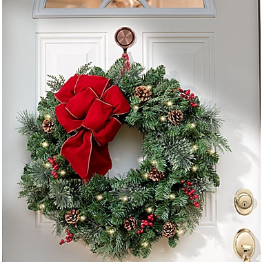OIC Products The Attract&trade; 2-Pack Pinch Free Magnetic Wreath Hangers in Copper. View a larger version of this product image.
