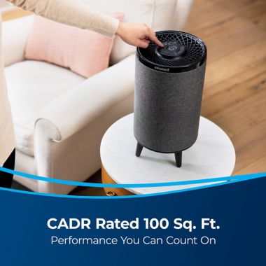 BISSELL&reg; MYair&reg;+ Hub Air Purifier in Black. View a larger version of this product image.