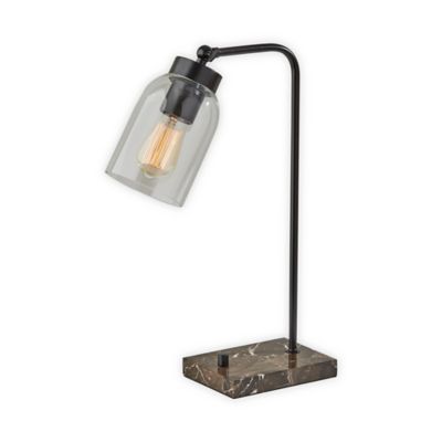 Adesso Bristol Desk Lamp In Black Bed, Better Homes And Gardens Clear Glass Shade Table Lamp