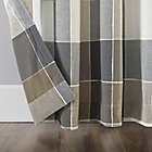 Alternate image 3 for Archaeo&reg; Colorblock Plaid 100% Cotton 96-Inch Window Curtain Panel in Mocha Brown (Single)