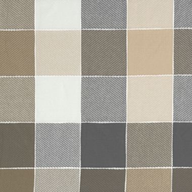 Archaeo&reg; Colorblock Plaid 100% Cotton 96-Inch Window Curtain Panel in Mocha Brown (Single). View a larger version of this product image.
