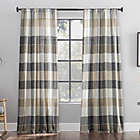 Alternate image 0 for Archaeo&reg; Colorblock Plaid 100% Cotton 96-Inch Window Curtain Panel in Mocha Brown (Single)