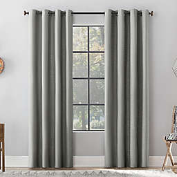 Archaeo® Textured Linen 84-InchTotal Blackout Grommet Curtain Panel (Single)