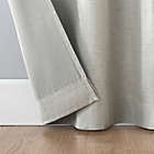 Alternate image 3 for Archaeo&reg; Textured Linen 84-Inch Total Blackout Grommet Curtain Panel in White (Single)