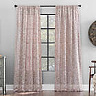 Alternate image 0 for Archaeo&reg; Paisley Waffle Weave Cotton Blend 84-Inch Window Curtain in Rose Quartz (Single)