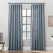 Archaeo&reg; Washed Cotton 63-Inch Twist Tab Window Curtain Panel in Storm Blue (Single)