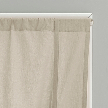 Archaeo&reg; Washed Cotton 42-Inch x 63-Inch Tie-Up Shade in Oatmeal. View a larger version of this product image.