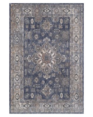 Solo Rugs&reg; Yvan Contemporary Transitional 5&#39; x 8&#39; Area Rug in Royal