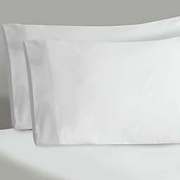 Everhome™ Chambray Cuff 400-Thread-Count Pillowcases (Set of 2)