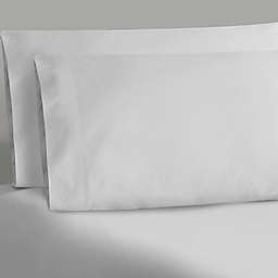 Everhome™ Chambray Solid 230-Thread-Count Pillowcases (Set of 2)