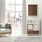 Alternate image 1 for Elegant Home Fashions Tyler Modern Floor Storage Cabinet in Natural/White