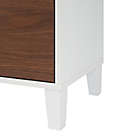 Alternate image 4 for Elegant Home Fashions Tyler Modern Floor Storage Cabinet in Natural/White