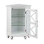 Alternate image 4 for Teamson Home Blue Ridge Corner Floor Cabinet in White