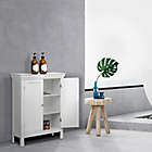 Alternate image 1 for Elegant Home Fashions Stratford 2-Door Floor Cabinet in White
