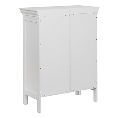 Elegant Home Fashions Stratford 2-Door Floor Cabinet in White. View a larger version of this product image.