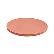 Simply Essential&trade; Solid Polypropylene Dinner Plates in Coral (Set of 4)