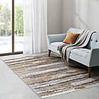 Alternate image 1 for Madison Park&reg; Riley 8&#39;x10&#39; Cozy Shag Watercolor Area Rug in Blue/Tan