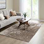 Alternate image 1 for Madison Park&reg; Haley 5&#39;x7&#39; Cozy Shag Abstract Area Rug in Grey/Cream