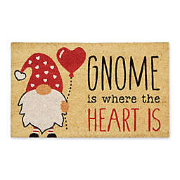 DII® 18" x 30" Gnome is Where the Heart is Door Mat in Red