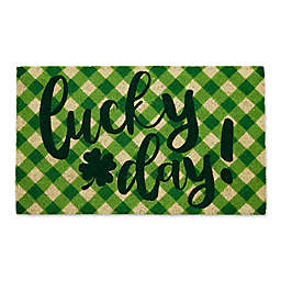 DII® 18" x 30" Lucky Day Door Mat in Green