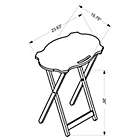 Alternate image 2 for 5-Piece Folding Laptop Tray Table Set in Black