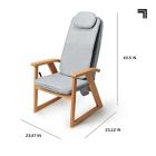 Alternate image 5 for Sharper Image&reg; Shiatsu Massage Chair Draper