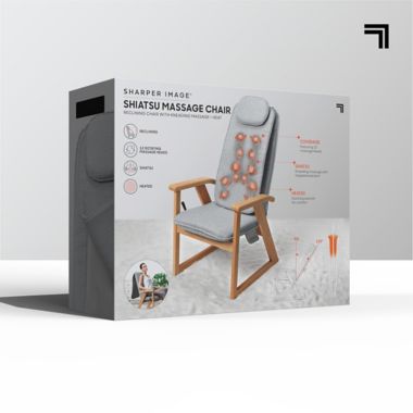Sharper Image&reg; Shiatsu Massage Chair Draper. View a larger version of this product image.