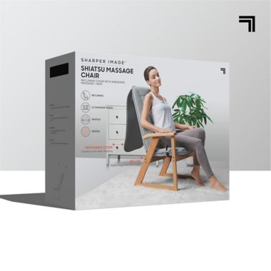 Sharper Image&reg; Shiatsu Massage Chair Draper. View a larger version of this product image.