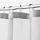 Alternate image 1 for Dainty Home 70-Inch x 72-Inch Waffle Shower Curtain and Liner Set in Silver