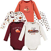 Hudson Baby&reg; 5-Pack Hello Autumn Long Sleeve Bodysuits