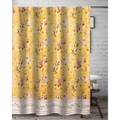 72 Inch Finley Shower Curtain, See Thru Fabric Shower Curtain