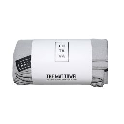 Lutava Antimicrobial + Non Slip Fitness Mat Towel in Grey