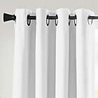 Alternate image 1 for Studio 3B&trade; 84-Inch Cotton Linen Grommet 100% Blackout Window Curtain Panel in White (Single)