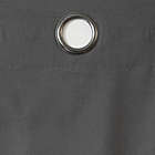 Alternate image 3 for Studio 3B&trade; Cotton Linen 63-Inch 100% Blackout Window Curtain Panel in Dark Grey (Single)