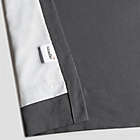 Alternate image 2 for Studio 3B&trade; Cotton Linen 63-Inch 100% Blackout Window Curtain Panel in Dark Grey (Single)
