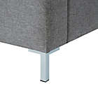 Alternate image 4 for Inspired Home Geneva Linen Upholstered Platform Bed