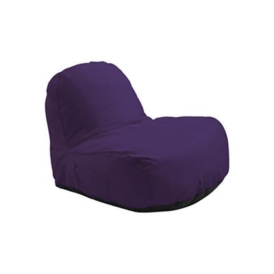 Loungie Cosmic Nylon Bean Bag Chair in Purple