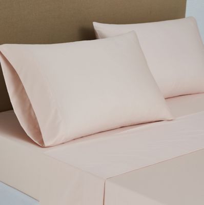 Nestwell&trade; Pima Cotton Sateen 500-Thread-Count Queen Sheet Set in Creme De Peche