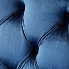 Alternate image 2 for Inspired Home Velvet Right-Facing Sectional Sofa in Navy